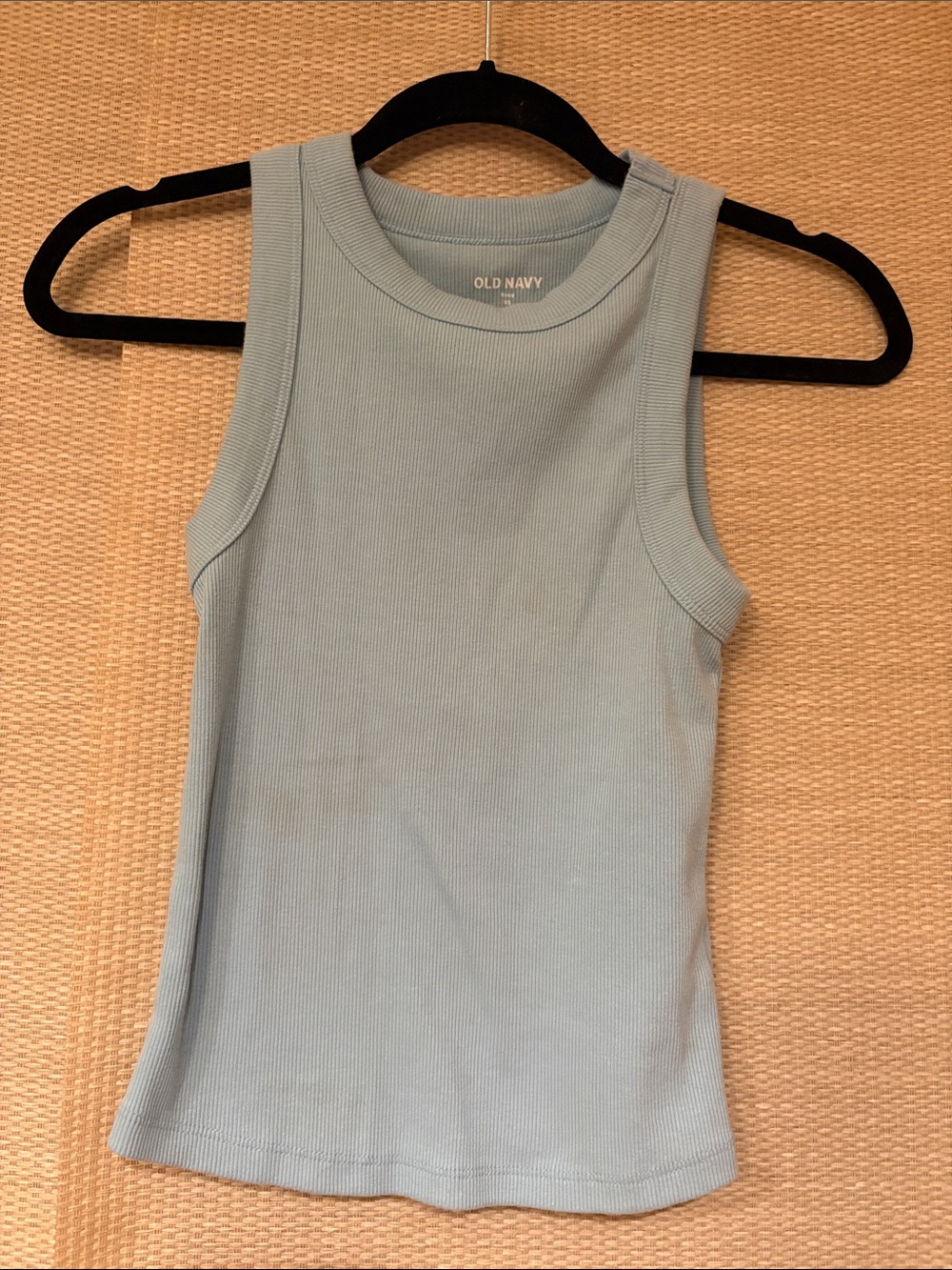Old Navy Light Blue Ribbed Tank